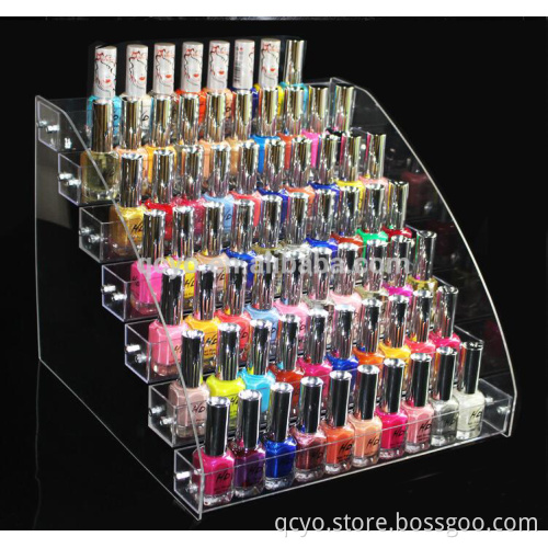 Acrylic Nail Polish Table Rack Organizer Display (Hold Up To 70 Bottles)